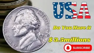 United States of America five cents 1979 worth and value