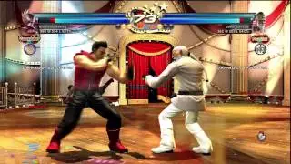 Tekken Tag Tournament 2 Online:  (Bruce/Lars) UnderfeatableKing Vs (Bruce/Wang) Death_Samurai-