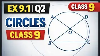 Class 9 Maths Circles 🔵 | Exercise 9.1 Q2 | NCERT Solution (Hindi)