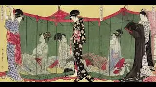 TV Screen Wall Art Slideshow - Vintage Japanese Art