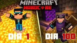 &Eacute; POSS&Iacute;VEL SOBREVIVER 100 DIAS nas CAVERNAS do MINECRAFT?