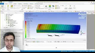 ansys Static Structural analysis of Cantilever Beam