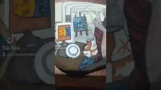 Miniature painting Picasso gallery #original #artist #2022 #picasso   #artrock  #paintingrocks  #art