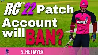 Real Cricket 22 Patch Using Account will BAN?? Watch till End Like the video!
