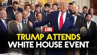 🔴 𝗟𝗶𝘃𝗲: Trump Attends Black History Month Event at White House | Geo News English