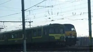 NIR class 201 (8208) light engine - Fairview Dart Depot, Dublin.
