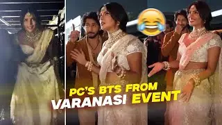 Priyanka Chopra BTS Video From Varanasi Event, Practicing Telugu | Mahesh Babu #ssmb29