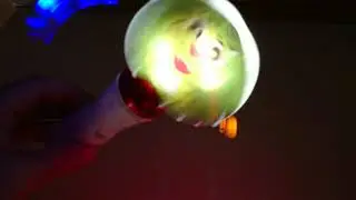 LED ROTOR MEGA WIRBLER Tiger fliegende B&Auml;NDER bunte LEDs BLAU ROT