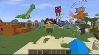 aquarium statue updates - minecraft (trident statues design by Berchacraft/Pinterest)