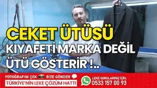 CEKET NASIL ÜTÜLENİR DRYKING KURU TEMİZLEME ANLATIYOR…