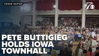 Pete Buttigieg participates in Iowa town hall