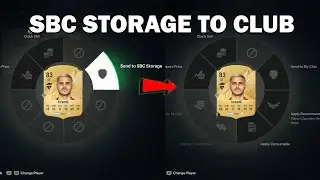 How TO Send SBC Storage Players To Club in EA FC25 || Duplicate Storage FC 25
