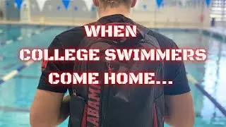 When College Swimmers Come Home...