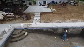 Gunite Pool & Spa shell installation