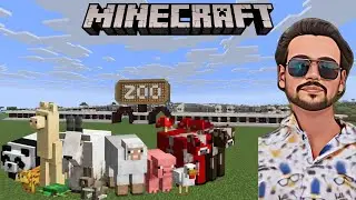 TAKING ANIMALS TO MY MINECRAFT ZOO🐼🐑🐻‍❄️ | PART #02 #KINGDOM MARCOO #minecraft