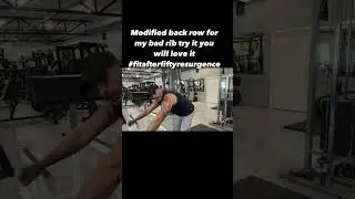 Modified back work try it you will love it #fitafterfiftyresurgence #motivation #beachbodyready