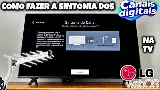 COMO SINTONIZAR OS CANAIS NA TV LG WEBOS | 2025