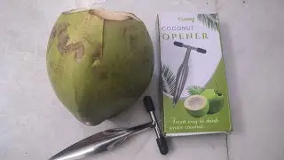 Clazkit Stainless Steel Coconut Opener Tool, Coconut Driller ###4