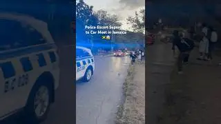 Police Escort Supercars to Car Meet in Jamaica 🇯🇲😱