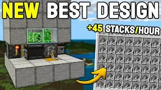 BEST Creeper Farm in Minecraft Bedrock 1.21