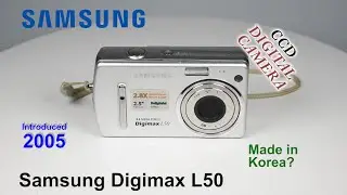 2005 Samsung Digimax L50 - CCD Digital Camera