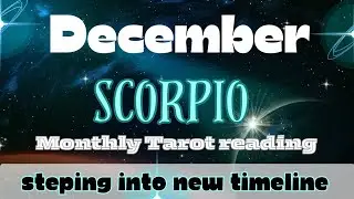 Scorpio December 2025 Tarot Reading 🦂 Powerful Renewal💫Love |Career|Money 💰#december #tarotreading