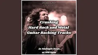 Explosive Hard Rock Metal Guitar Backing Track in D Minor