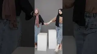 ide gaya foto bareng bestie 😋✨.