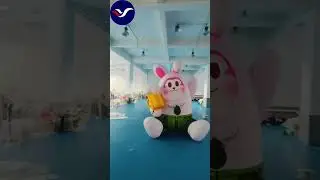 Custom giant cute beer watermelon rabbit#custom #activity #inflatable #cool #design #rabbit #dj