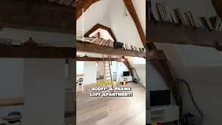 400-sqft A-Frame Loft Apartment! 🇧🇪