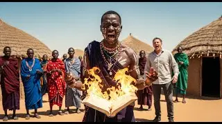 A Witch Doctor Burned a Bible Mocking God&hellip; but What Happened Seconds Later Terrified the Whole Crowd