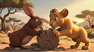 سيمبا الأسد الصغير ودرس التعاون | قصة كرتونية تعليمية للأطفال 3D