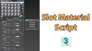 3Ds Max Slot Material Script