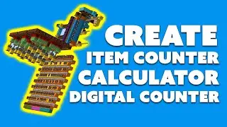 Minecraft Create 0.3 Mod Controlled-Rotation Multi-Purpose Counter