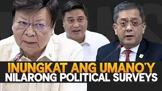 Senator Marcoleta inungkat ang umano'y nilarong political survey sa hearing ng committee on Finance