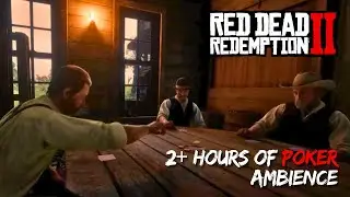 Relaxing Ambient Poker Game during a Thunderstorm in a Train Station | RDR2 Old West ASMR
