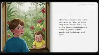 Oliver and Eric and the Cardboard Time Machine | Dinosaur Story for Kids