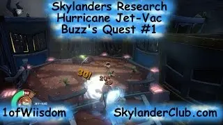 Skylanders SuperChargers Research: Hurricane Jet Vac Buzz's Quest #1