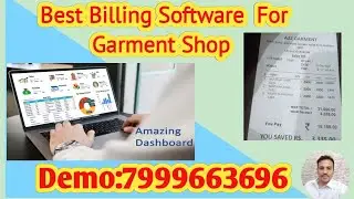 Garment Shop Billing Software demo,garment shop ,billing software,gst billing software india