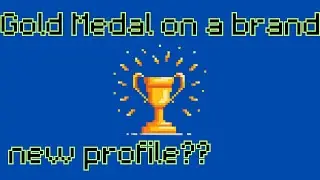 Getting GOLD MEDAL on a NEW PROFILE? | Hypixel Skyblock