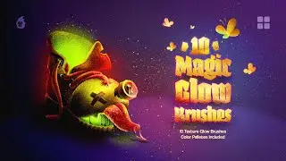 How to Use Magic Glow Illustrator Brushes