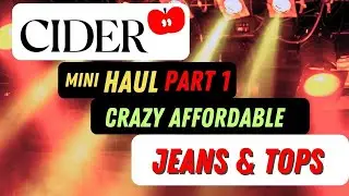 🔥 CIDER: Shop Your Mood | Trendy Sweaters & Jeans! 🛍️| #CIDERHaul  #affordablefashion