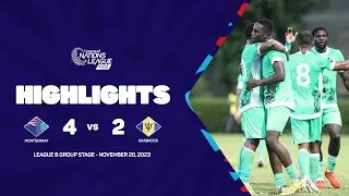 Highlights | Montserrat vs Barbados | 2023/24 Concacaf Nations League
