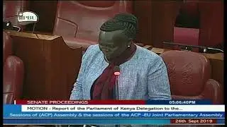 SENATE LIVE PROCEEDINGS, 26TH SEPTEMBER 2019