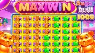 2 РЕТРИГЕРА И ДЖЕКПОТИЩЕ НА 7 000 000Р В ШУГАРЕ! sugar rush 1000  заносы недели!