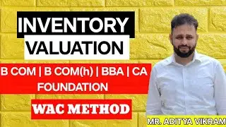 What is Weighted Average method of Inventory valuation ?