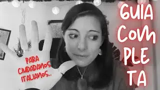 ▶▶ PASO A PASO para Emigrar a Italia [[siendo CIUDADANO ITALIANO]]✅