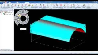 Alphacam - Z Contour Roughing on Extruded Surface