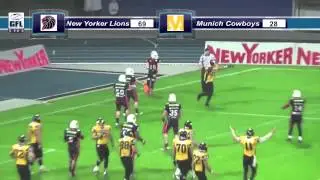 GFLTV 2014 Playoffs Viertelfinale New Yorker Lions Munich Cowboys