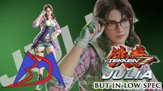 Tekken 7 Julia EASY combo (Staple combo + tricky) || Indonesia Low Spec